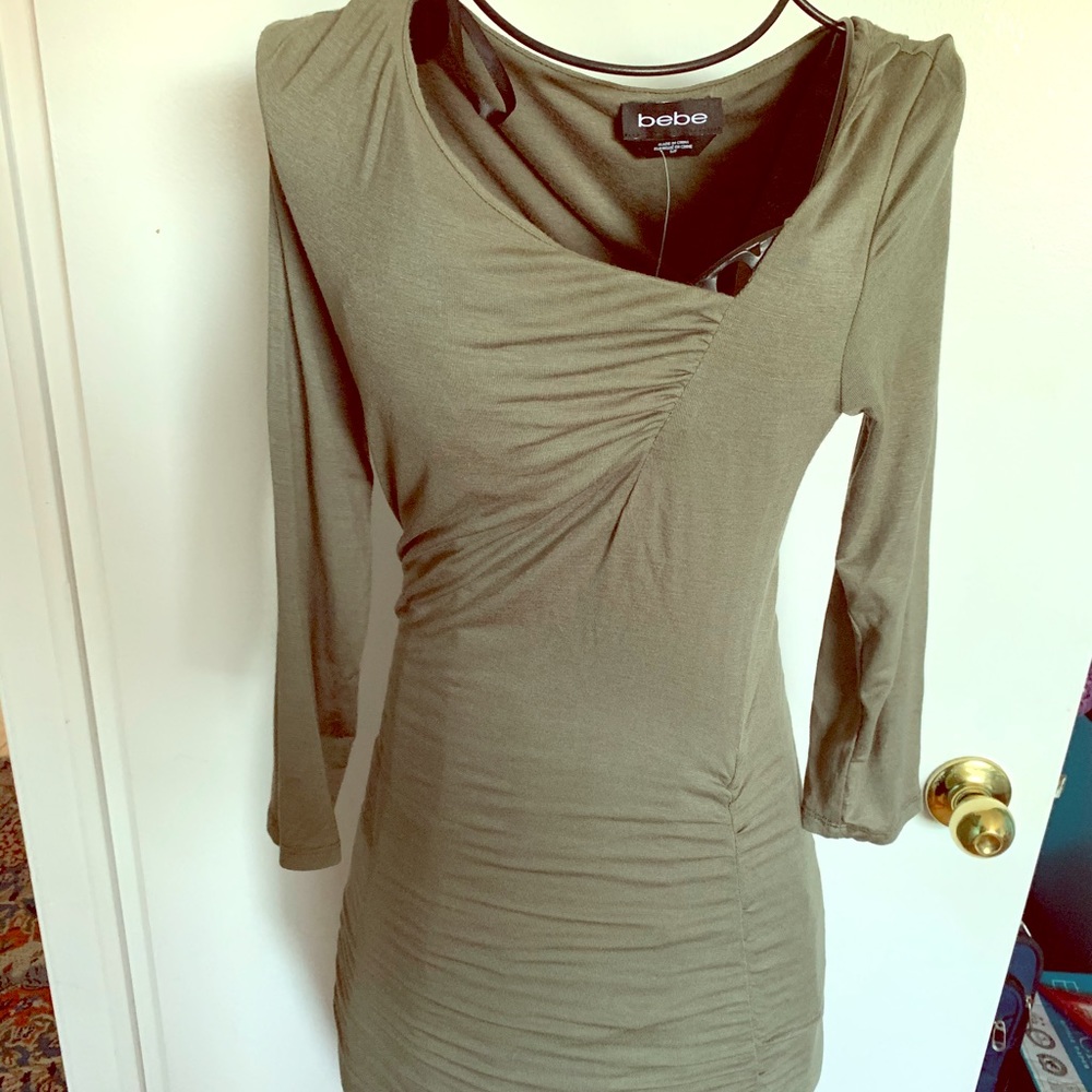 Bebe green dress